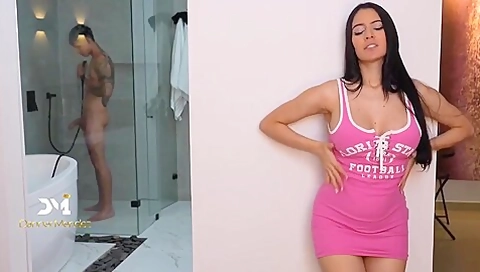 Dick Dudes Sucks His Cock With Hot Latina - Big Dick