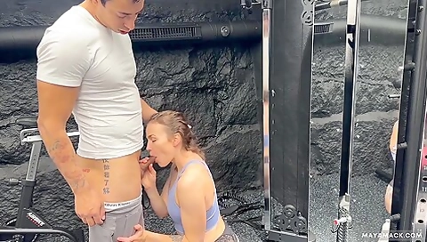 Roughed Up & Fucked Till Intense Squirt Orgasm At The Public Gym Maya Mack