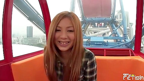 Pure Japanese Adult Video - Blonde Japanese Babe Squirts And Blows A Guy With Big Cock In A Common Place